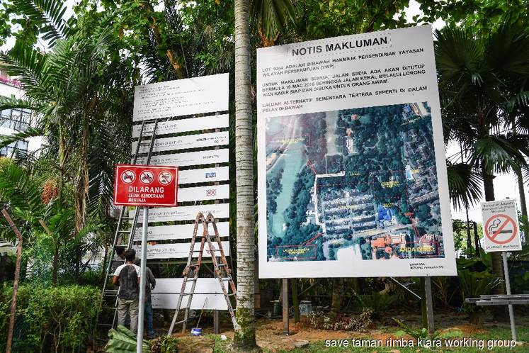 Site-clearing at Taman Rimba Kiara begins to residents’ dismay
